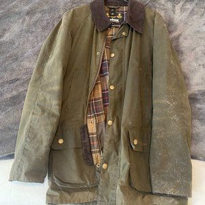Barbour Ashby Wax Jacket in Olive Men's L